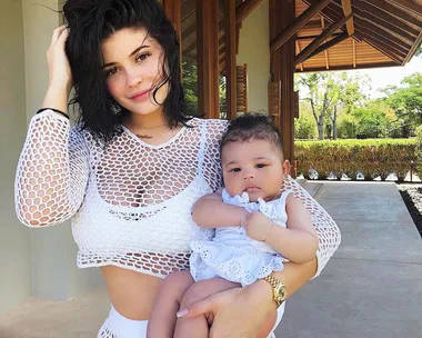 Kylie Jenner and Stormi Webster.