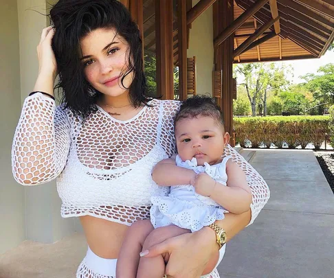 Kylie Jenner and Stormi Webster.