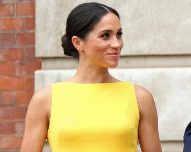 Meghan Markle yellow dress.