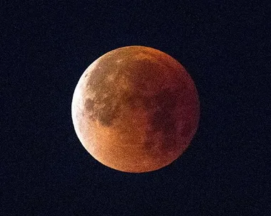 Red Blood Moon Lunar Eclipse