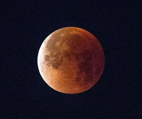 Red Blood Moon Lunar Eclipse