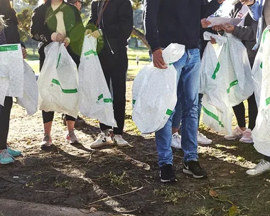 ELLE Australia beach cleanup.