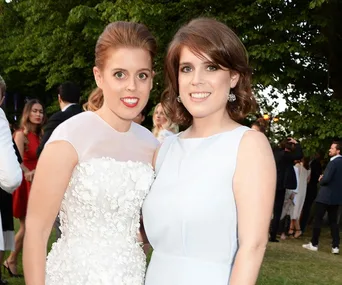 Princess Eugenie and Princess Beatrice.