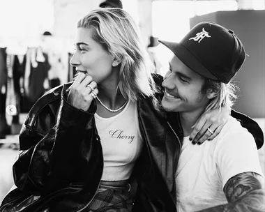 Hailey Baldwin and Justin Bieber.