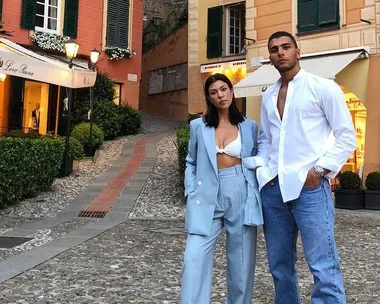 Kourtney Kardashian and Younes Bendjima. 