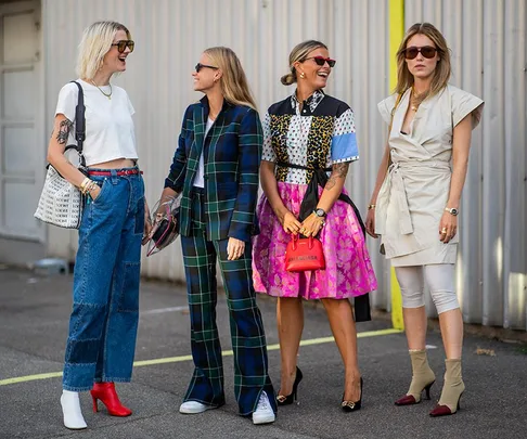 Copenhagen Fashion Week street style.