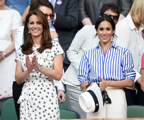 Kate Middleton and Meghan Markle.