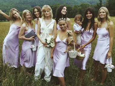 Hanne Gaby Odiele bridesmaids.