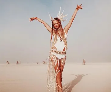 Alessandra Ambrosio Burning Man