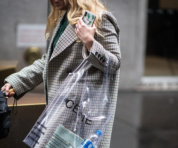 New York Fashion Week street style. 