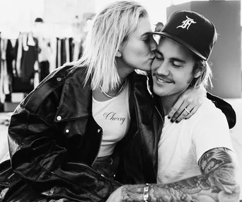 Justin Bieber and Hailey Baldwin. 