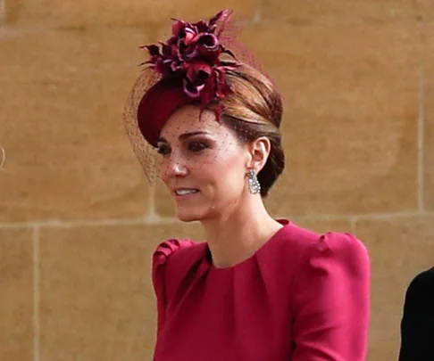 Kate Middleton at Princess Eugenie's wedding.