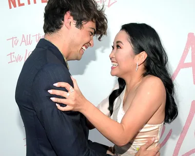 Lana Condor and Noah Centineo.