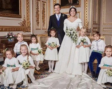 Princess Eugenie wedding portrait.