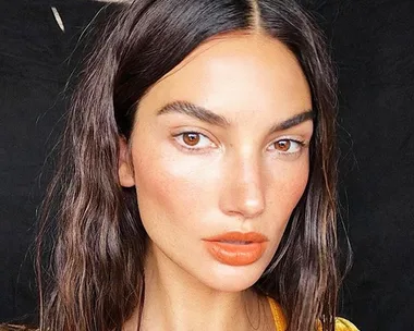 Orange Lips at New York Fashion Week