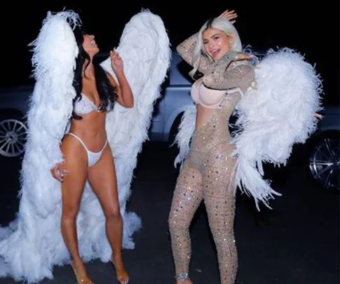 kardashian jenner halloween victoria's secret