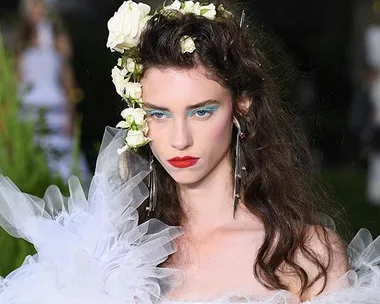 Wedding hair from the runway