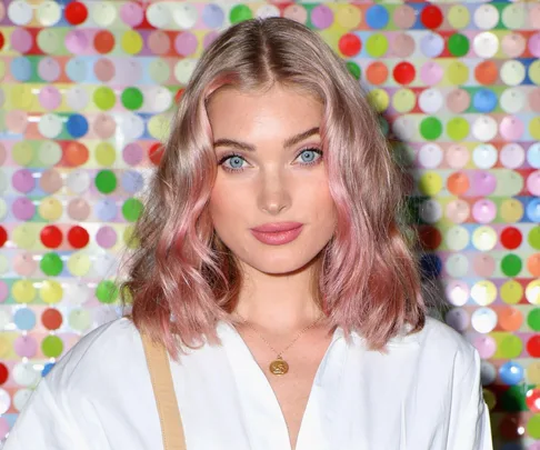 Elsa Hosk Lob Hair