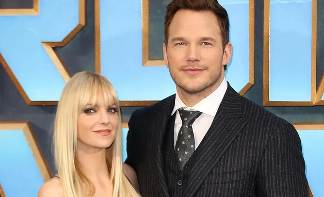 Anna Faris and Chris Pratt.