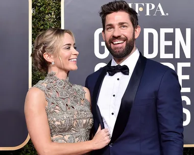 Emily Blunt and John Krasinski.