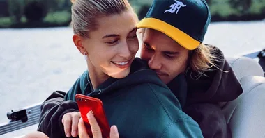 Hailey Baldwin and Justin Bieber.