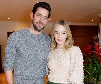 Emily Blunt and John Krasinski.