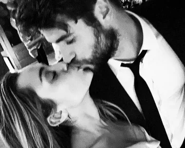 Miley Cyrus and Liam Hemsworth.