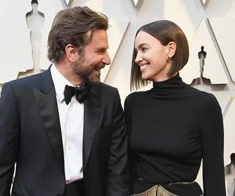 Irina Shayk and Bradley Cooper.