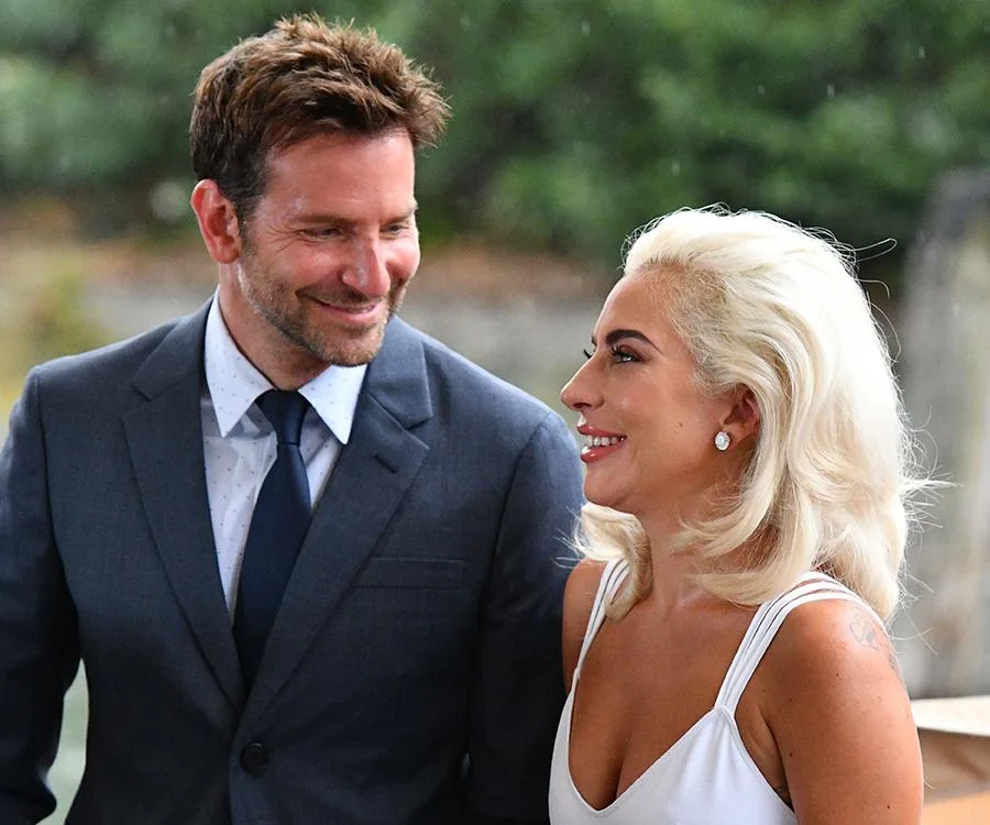 Lady Gaga and Bradley Cooper.