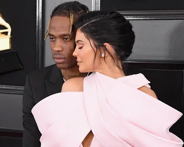 Kylie Jenner and Travis Scott at the 2019 Grammy Awards