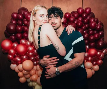 Sophie Turner and Joe Jonas.