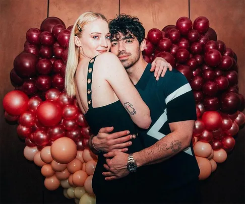 Sophie Turner and Joe Jonas.