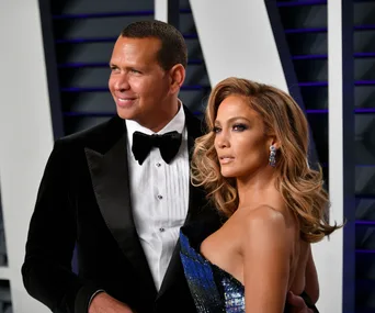 Jennifer Lopez and Alex Rodriguez.