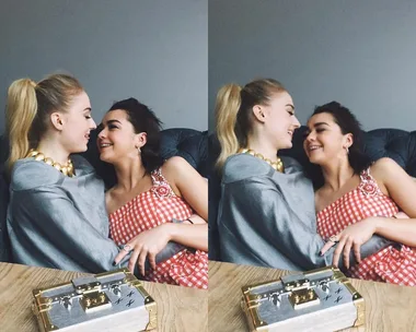 Maisie Williams and Sophie Turner.