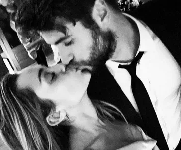 Miley Cyrus and Liam Hemsworth.