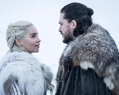 Daenerys Targaryen and Jon Snow in Game of Thrones season 8