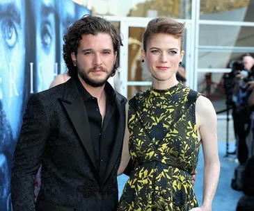 Kit Harington and Rose Leslie.