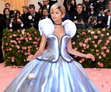 Celebrities Dressed Like Disney Princess Red Carpet Zendaya Cinderella