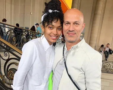 Yara Shahidi with her father