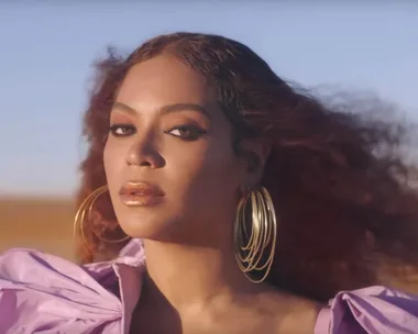 Beyoncé in The Lion King "Spirit" music video.