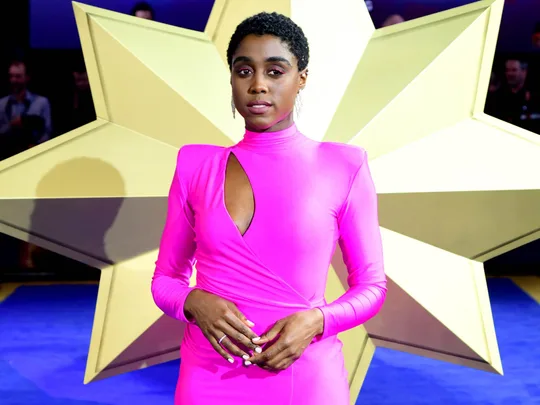 Lashana Lynch at the Captain Marvel European premiere.