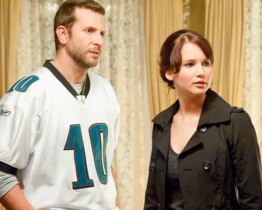 Bradley Cooper and Jennifer Lawrence in Silver Linings Playbook. 