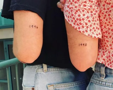 Sibling tattoos. 