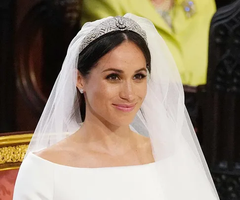 Meghan Markle on her wedding day.