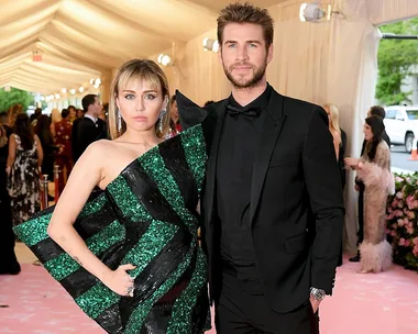 Miley Cyrus and Liam Hemsworth.