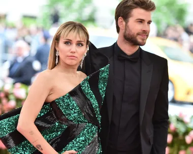 Miley Cyrus and Liam Hemsworth. 