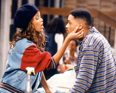 Will Smith and Tyra Banks on The Fresh Prince of Bel-Air.