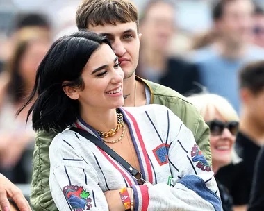 Anwar Hadid and Dua Lipa. 