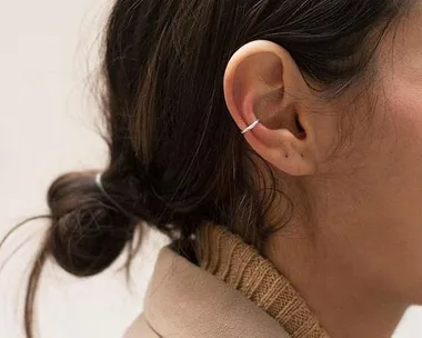 Conch piercing.