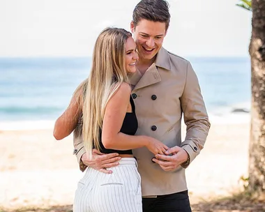 Chelsie McLeod and Matt Agnew from The Bachelor Australia.